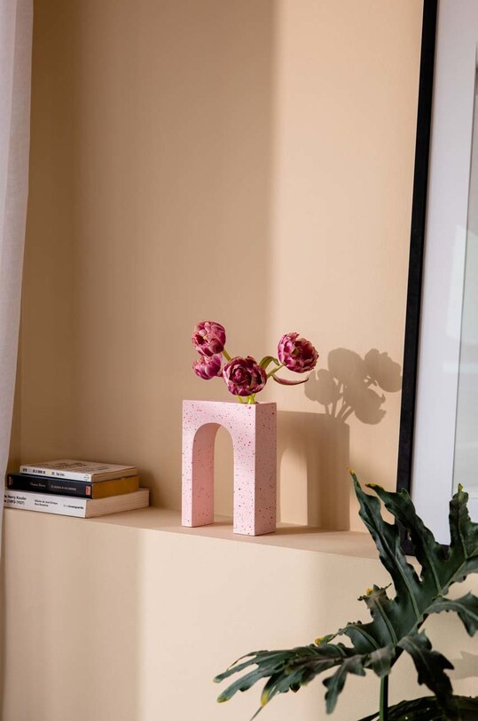 Salon i sypialnia DOIY wazon dekoracyjny DYVASAC1P różowy