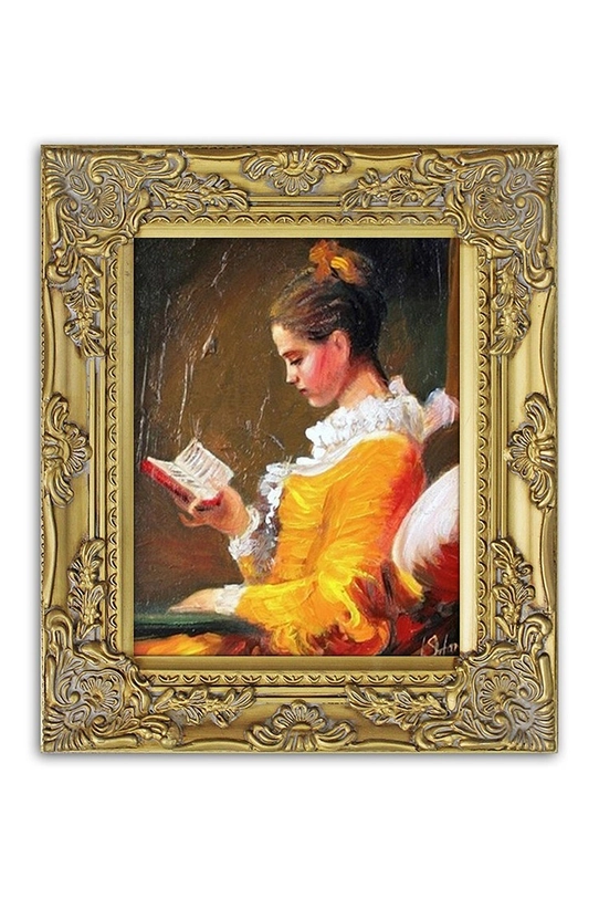 Obraz olejny w ramie Jean Honore Fragonard Young Girl Reading multicolor 70002