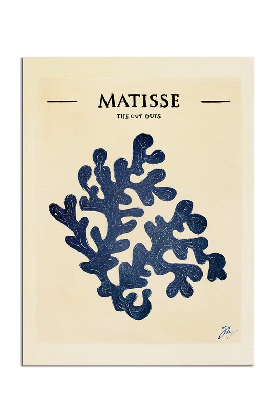Obraz olejny Henri Matisse Blue Coral multicolor 154369