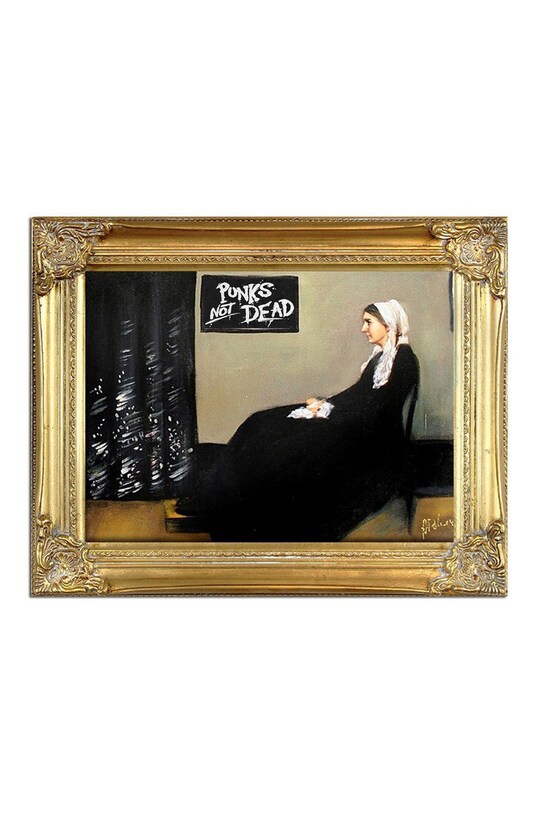 Ελαιογραφία στο πλαίσιο based on James McNeil Whistler Whistler's Mother πολύχρωμο 154375