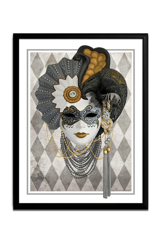 Reprodukcja na płótnie w ramie author unknown multicolor 154323