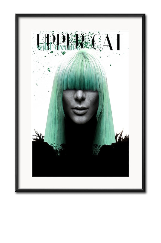 Репродукція на папері в рамці барвистий 154317