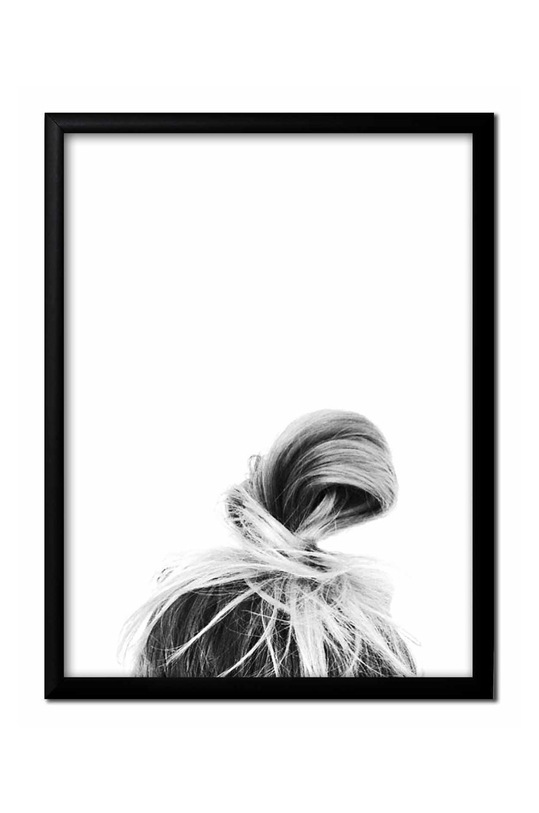 Репродукция на холсте в раме чёрный 104583