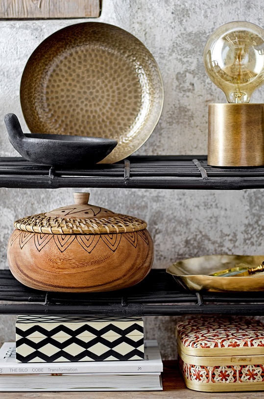 Bloomingville pudełko do przechowywania czarny 82050452