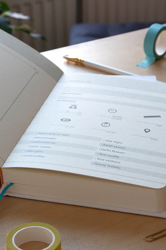 Luckies of London jurnal My Baby Book multicolor SK.MYBABY1