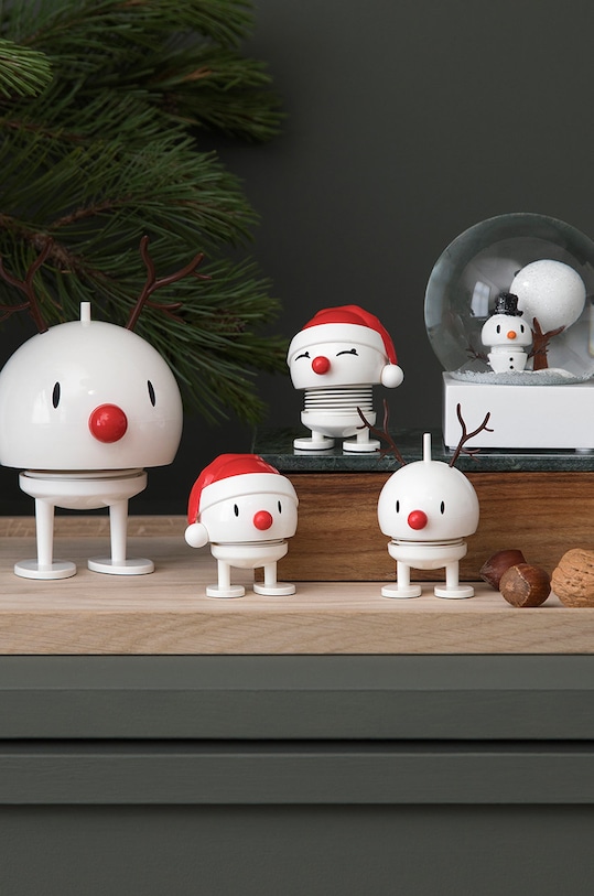Hoptimist dekoracija Reindeer Bumble M 26180 bela AA00