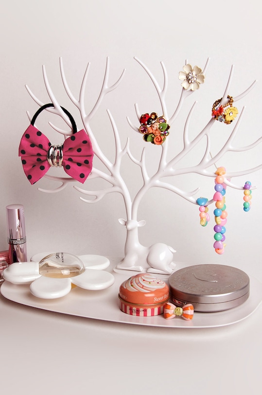 Qualy Stojan na šperky 10171.WH bílá AA00