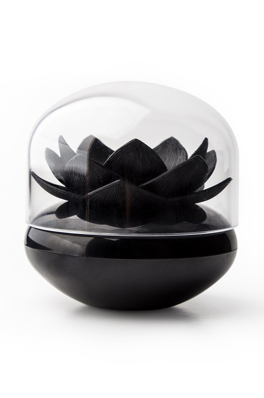 Qualy δοχείο για μπατονέτες μαύρο 10157B