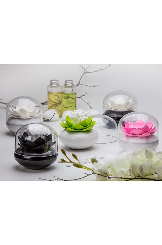 Qualy δοχείο για μπατονέτες μαύρο 10157B