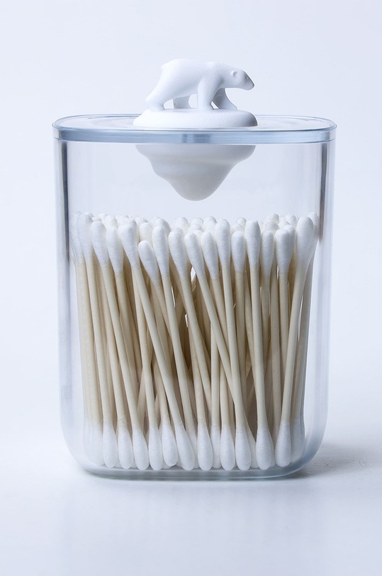 Qualy контейнер для ватних паличок білий 10330.CL.WH