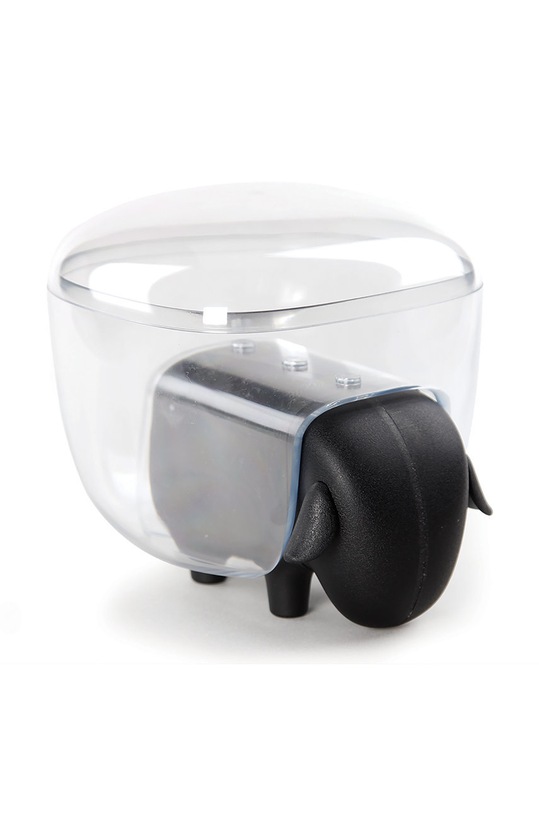 Qualy δοχείο για μπάλες βαμβακιού Sheepshape μαύρο 10227.BK.CL