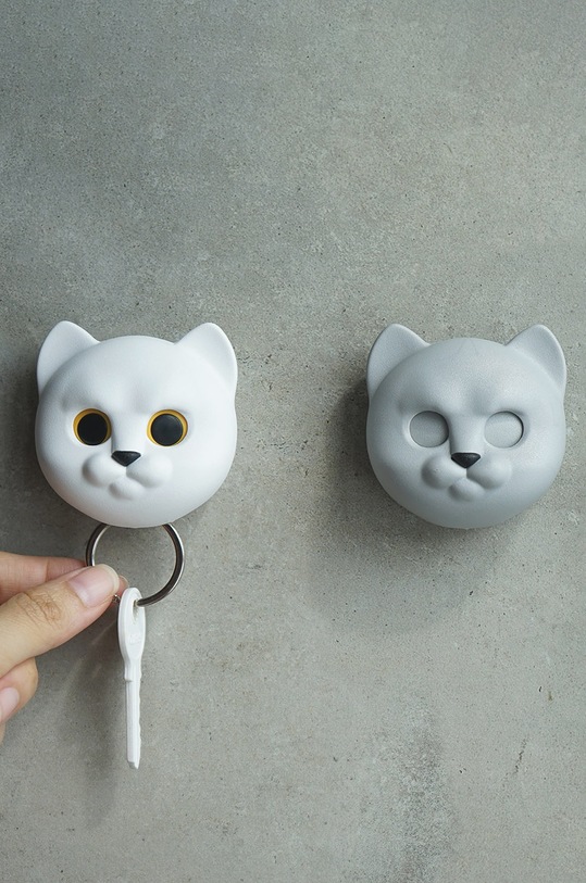 Salon i sypialnia Qualy wieszak na klucze 10264.WH biały