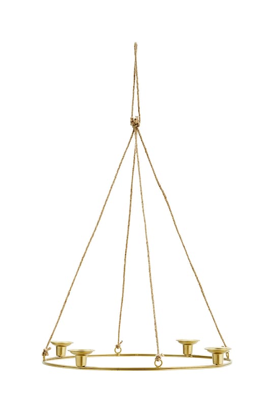 Madam Stoltz Декоративный подсвечник коричневый 24472AB