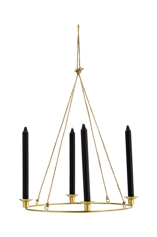 Madam Stoltz Декоративный подсвечник 24472AB коричневый AA00