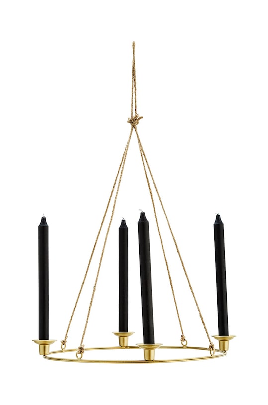 Madam Stoltz Декоративный подсвечник 24472AB коричневый AA00