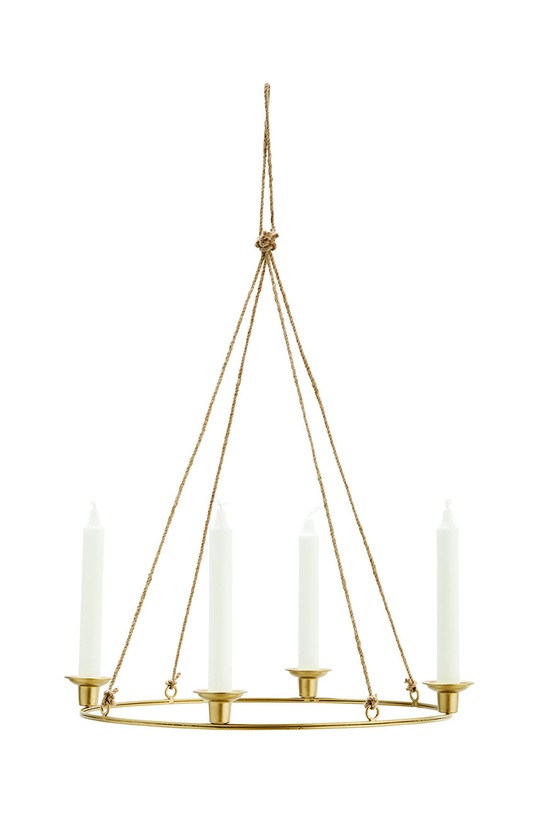 Гостиная и спальня Madam Stoltz Декоративный подсвечник 24472AB коричневый