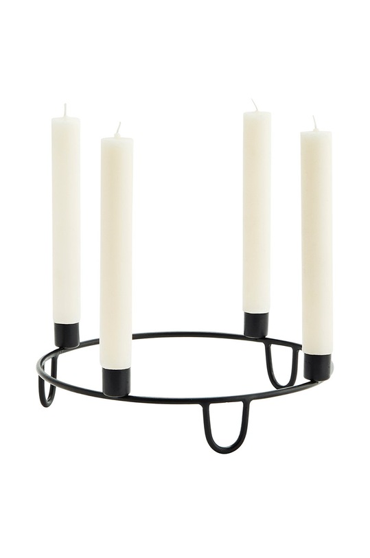 Madam Stoltz świecznik dekoracyjny 29012BL czarny AA00