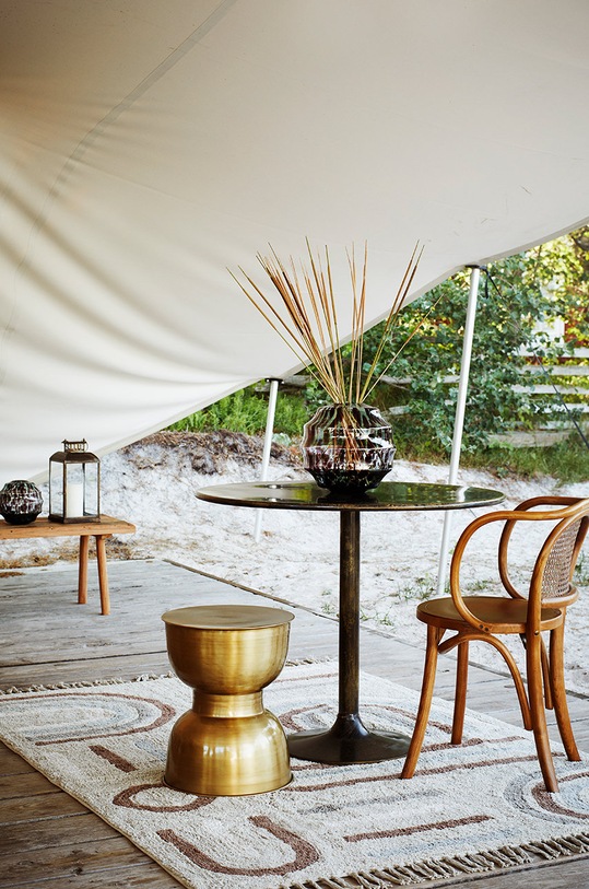 Madam Stoltz Декоративная ваза J71201006TBK.T коричневый AA00