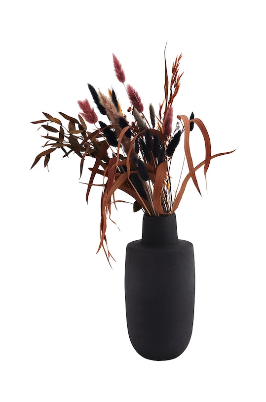 Madam Stoltz wazon dekoracyjny PCH21782N czarny AA00