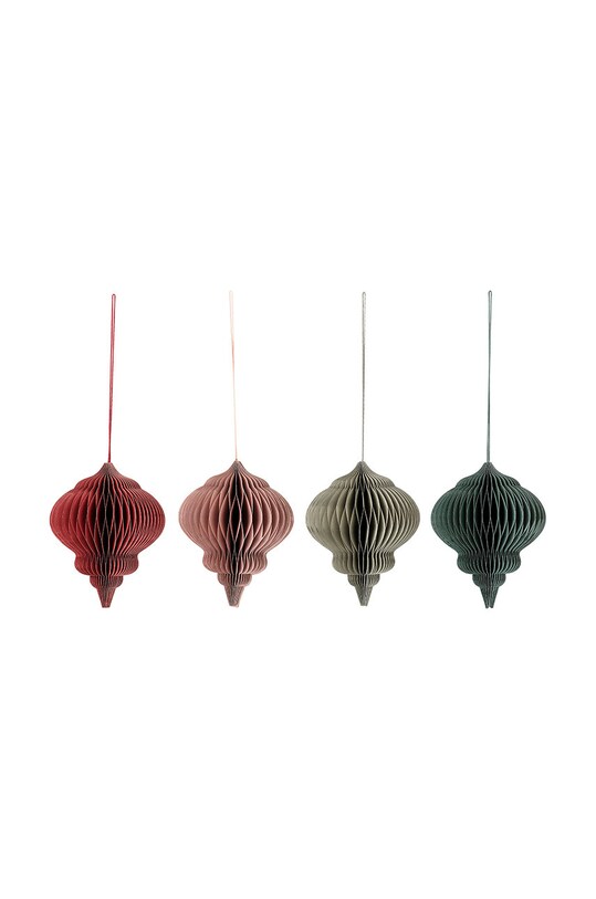 Bloomingville σετ χριστουγεννιάτικων διακοσμήσεων (4-pack) πολύχρωμο 82052915