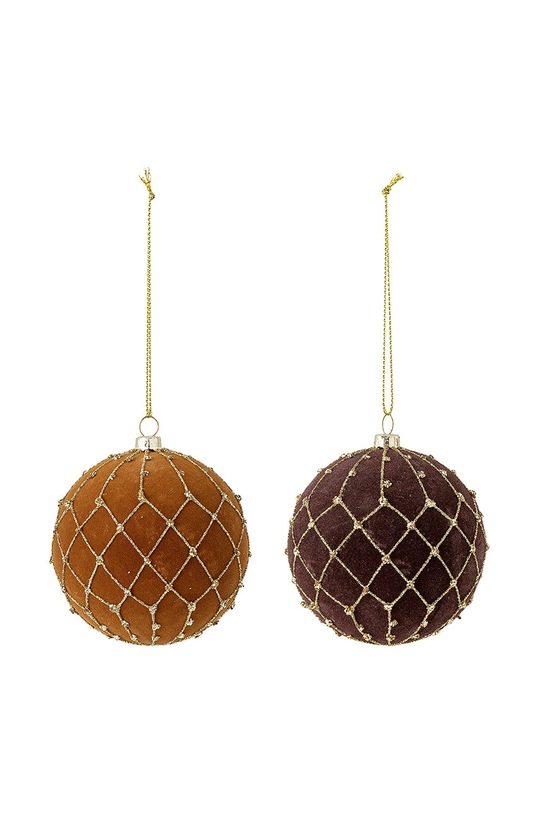 Bloomingville set de globuri de Crăciun (2-pack) multicolor 82052064