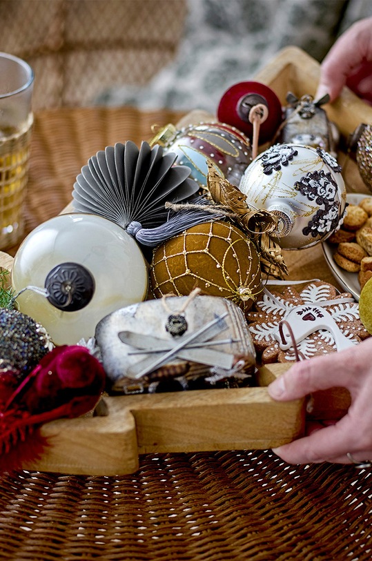 Bloomingville set de globuri de Crăciun (2-pack) 82052064 multicolor AA00