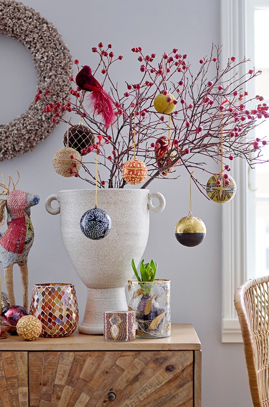 Lifestyle Bloomingville set de globuri de Crăciun (2-pack) 82052064 multicolor