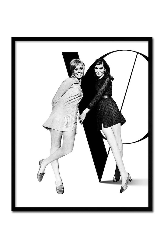 Bekeretezett reprodukció vásznon (ismeretlen szerző) fekete 155537