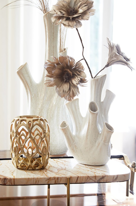 Light & Living wazon dekoracyjny Korali 5981226 beżowy