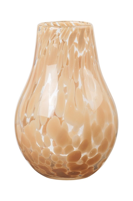 Broste Copenhagen wazon dekoracyjny Ada Spot żółty 14485075