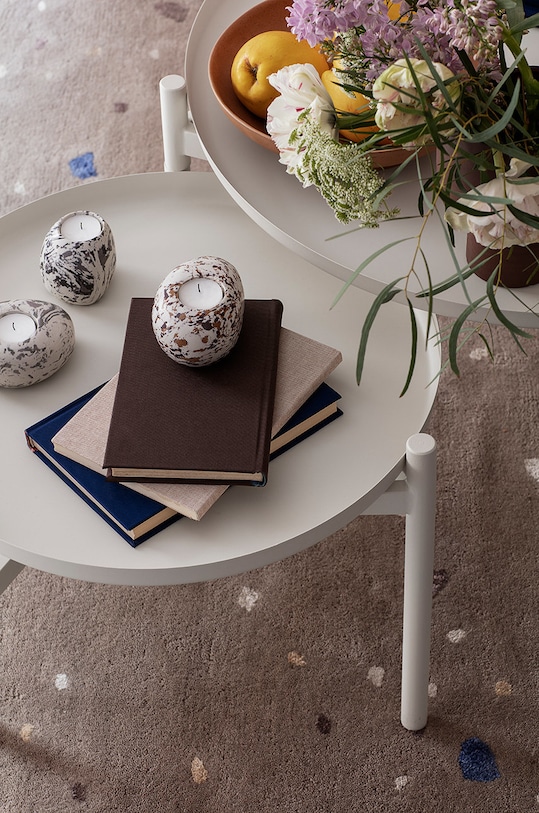 Декоративний свічник Broste Copenhagen Steen 70310639 жовтий AA00