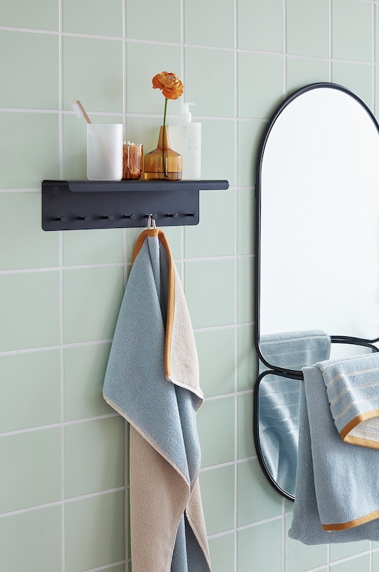 Hübsch raft suspendat Bow Shelf 021224 negru AA00
