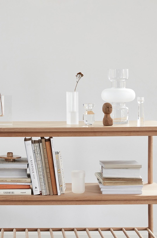 Set ukrasnih vaza Hübsch Elements 3-pack 180907 transparentna AA00