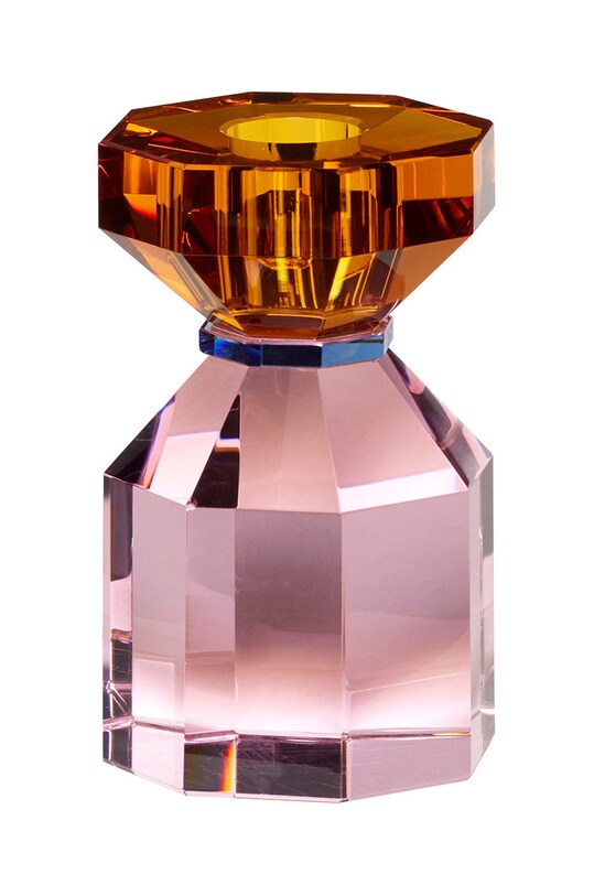Hübsch świecznik dekoracyjny Gem niebieski 340907
