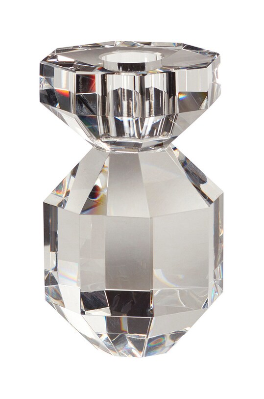 Декоративний свічник Hübsch Gem Clear прозорий 340908