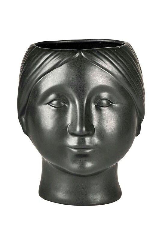 Villa Collection doniczka Haga Head czarny 14302