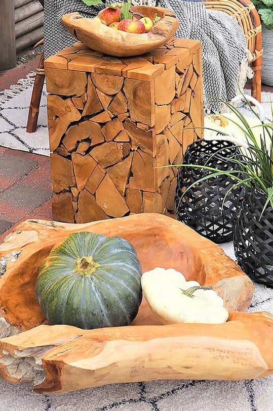 Obývacia izba a spálňa Stolík House Nordic Mosaic Teak 1501010 viacfarebná