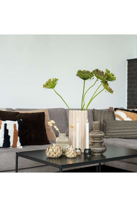 House Nordic wazon dekoracyjny In Smoked Mouth 4441355 multicolor