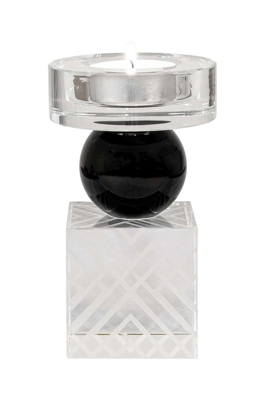 House Nordic świecznik dekoracyjny In Black/Clear 4561132 multicolor AA00