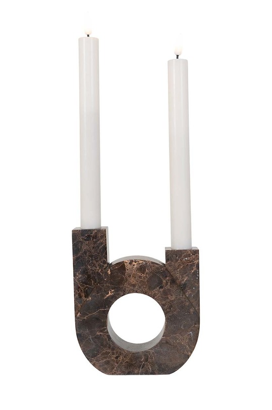 Dekoračný svietnik House Nordic In Brown 4561100 viacfarebná AA00