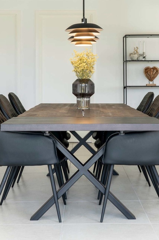 Διακοσμητικό βάζο House Nordic In Smoked Glass 4441000 πολύχρωμο