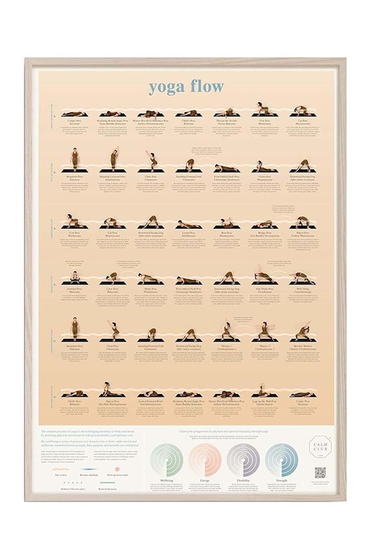 Τέχνη τοίχου Luckies of London yoga flow πολύχρωμο LK.CCYF