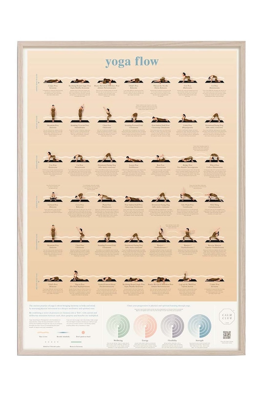 Τέχνη τοίχου Luckies of London yoga flow LK.CCYF πολύχρωμο AA00