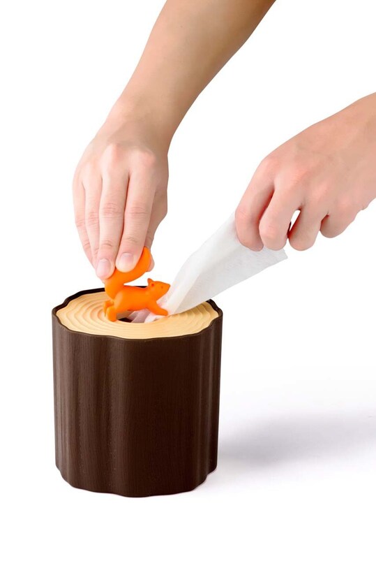 Qualy suport hârtie igienică Squirrel Tissue Log multicolor QL10140.BN