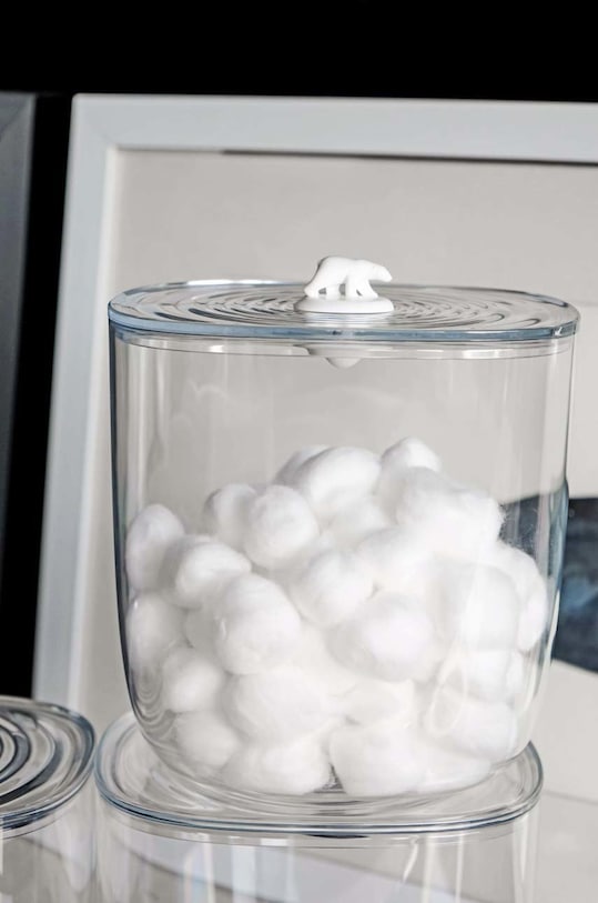 Nádoba s vekom Qualy viacfarebná QL10332.CL.WH