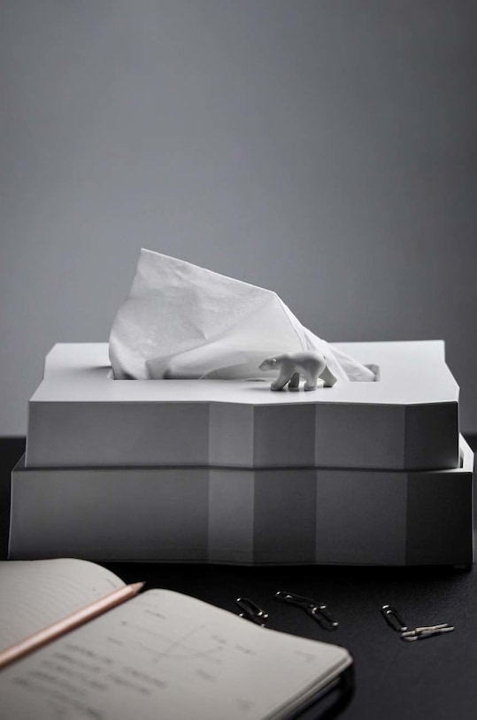 Nádoba na hygienické vreckovky Qualy viacfarebná QL10343.WH