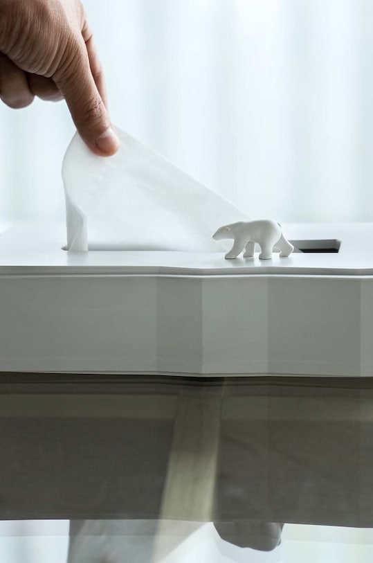 Nádoba na hygienické vreckovky Qualy QL10343.WH viacfarebná AA00