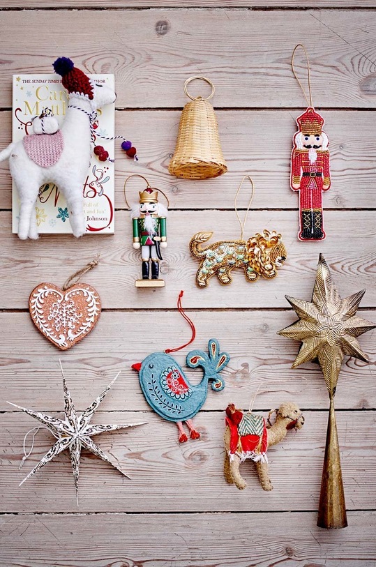 Lifestyle Bloomingville ozdoba choinkowa 82057219 czerwony