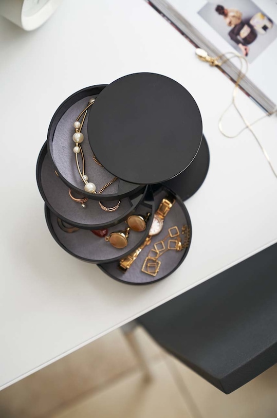 Yamazaki pudełko na biżuterię Tower 4069 czarny