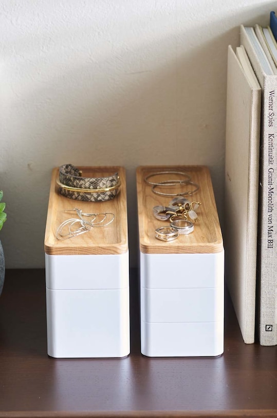 Yamazaki organizer na biżuterię Rin 5811 biały AA00